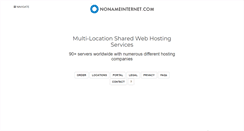 Desktop Screenshot of nonameinternet.com